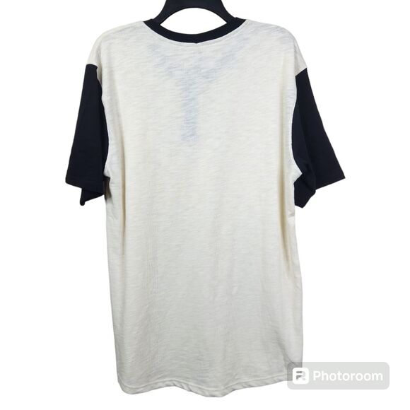 NEW Deadstock Fanatics San Francisco Giants Short Sleeve Henley Baseball Tee L - Picture 2 of 6